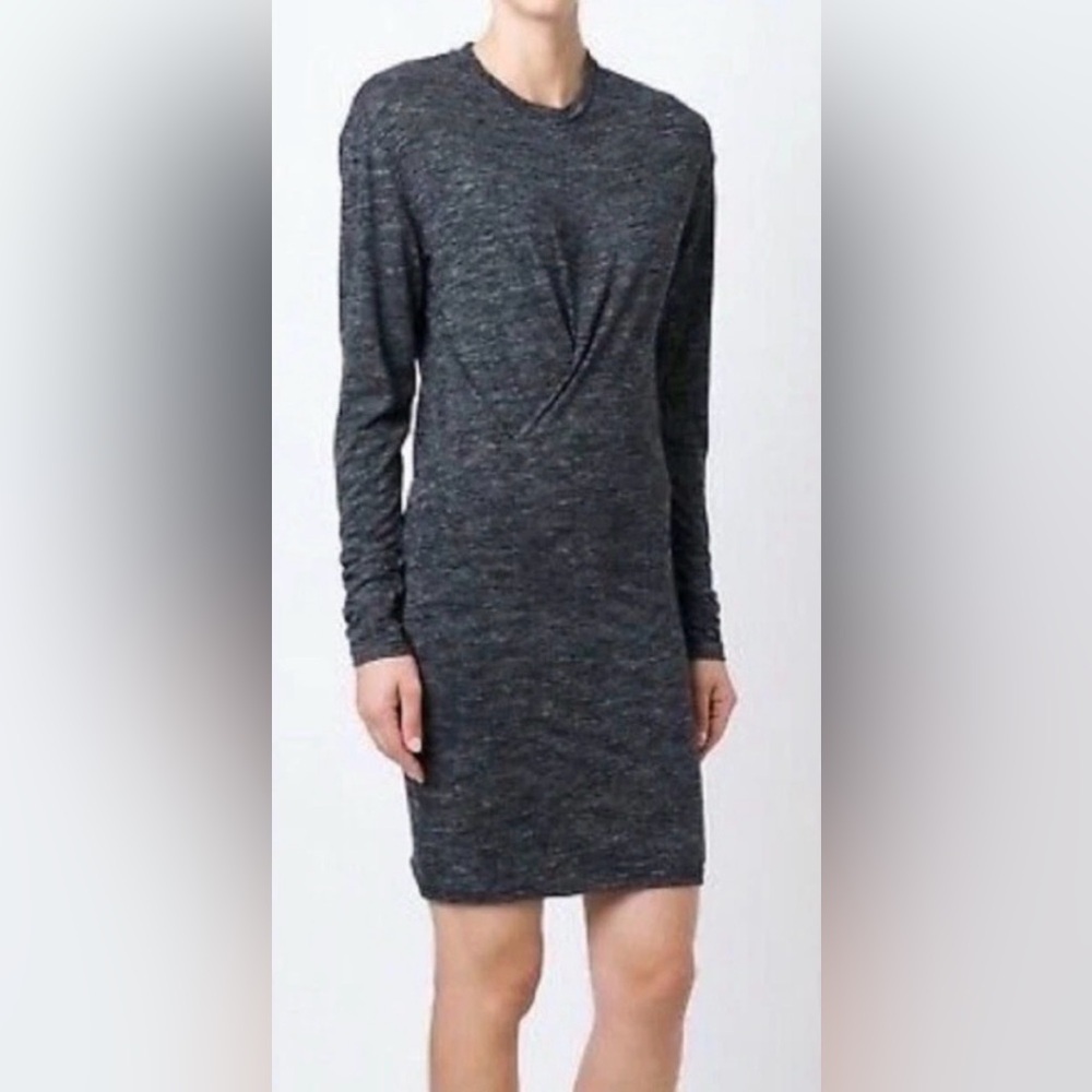 Isabel Marant Etoile Wilder Twist Front/Wrap Jersey Dress Size 10 EU 40